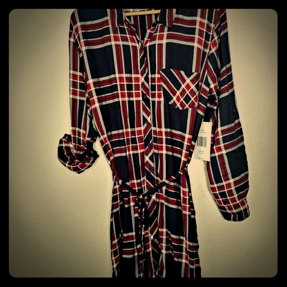 BLL NYC Shirt Dress NWT